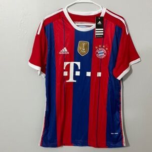 Bayern Munich Men’s Lewandowski 2014/2015 Soccer Jersey (FIT)